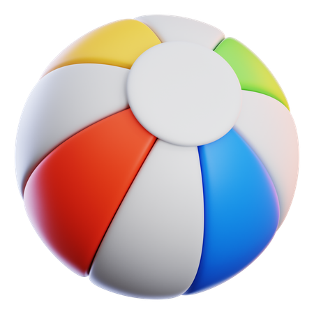 BEACH BALL  3D Icon