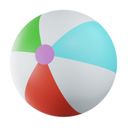 Beach Ball  3D Icon