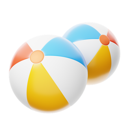 Beach ball  3D Icon