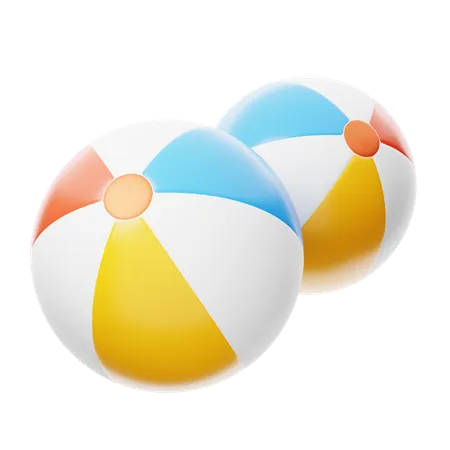 Beach ball  3D Icon