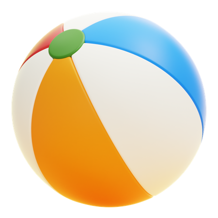 Beach Ball  3D Icon