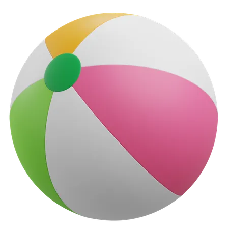 Beach Ball  3D Icon