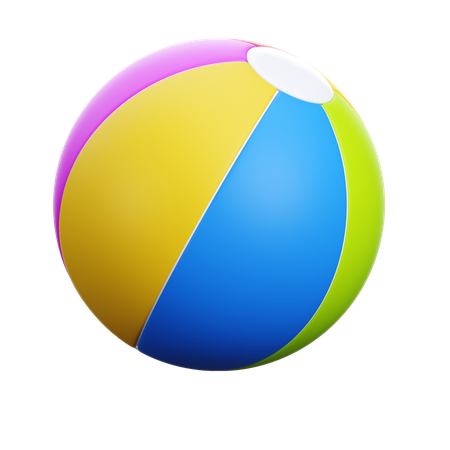 Beach Ball  3D Icon