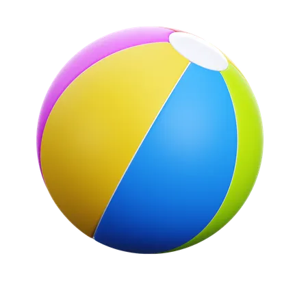 Beach Ball  3D Icon