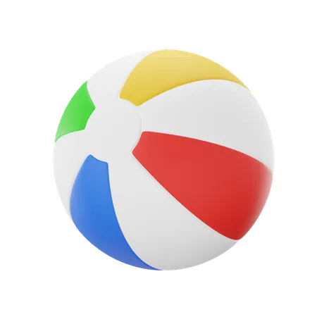 Beach Ball  3D Icon