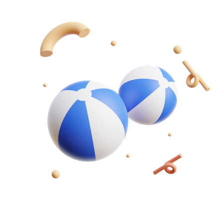 Beach Ball  3D Icon