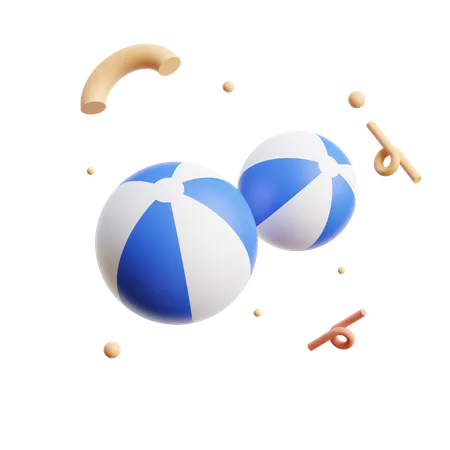 Beach Ball  3D Icon