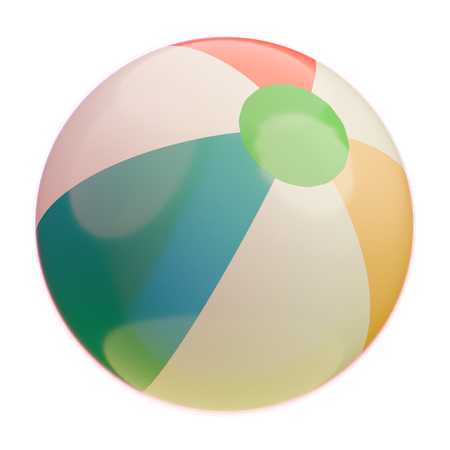 Beach Ball  3D Icon