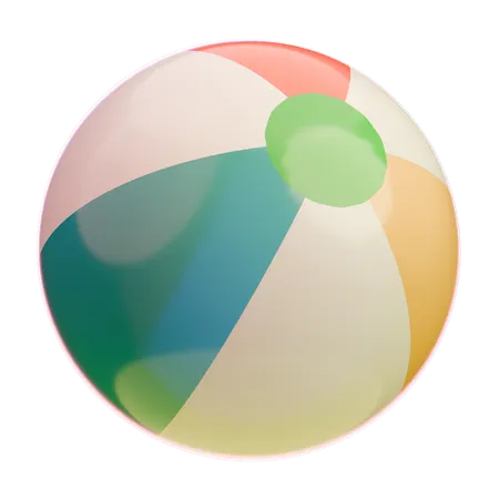 Beach Ball  3D Icon
