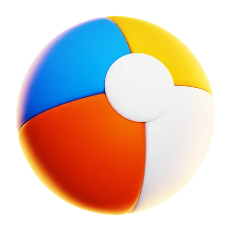 Beach Ball  3D Icon