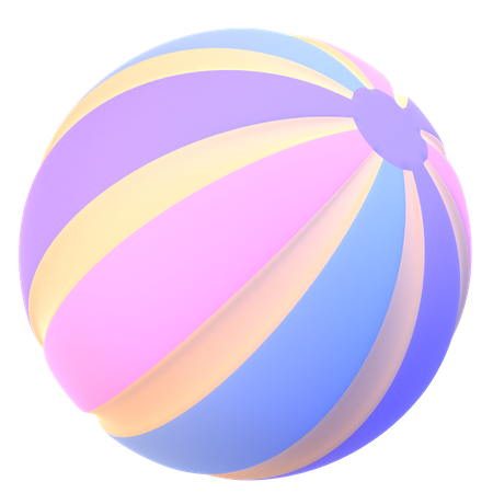 Beach Ball  3D Icon