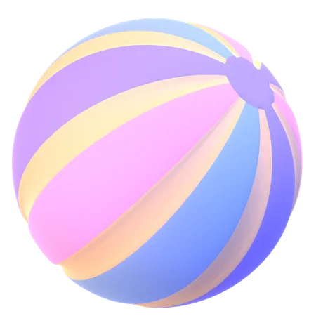 Beach Ball  3D Icon