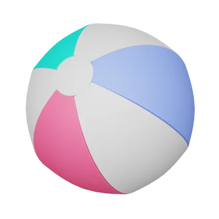 Beach Ball  3D Icon