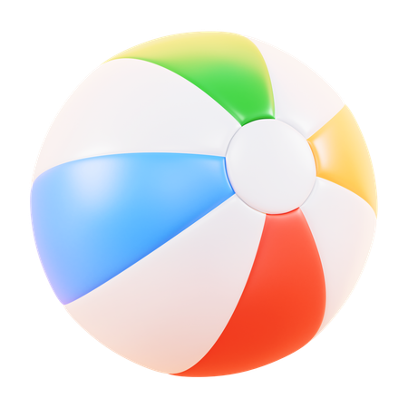 Beach Ball  3D Icon