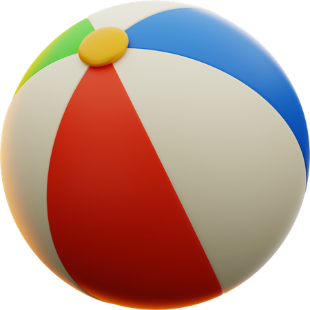 Beach Ball  3D Icon