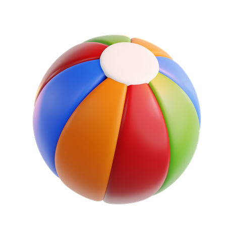 Beach Ball  3D Icon