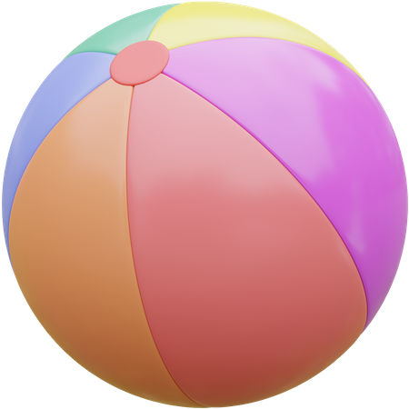 Beach Ball  3D Icon