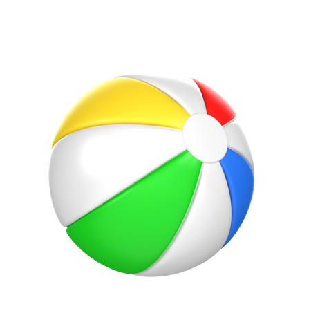 Beach Ball  3D Icon