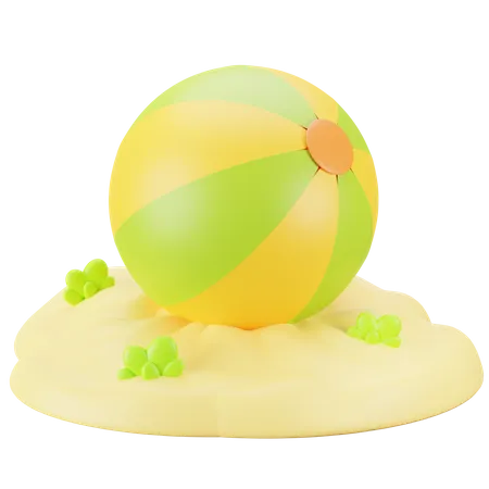 Beach Ball  3D Icon