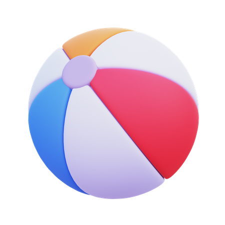 Beach Ball  3D Icon