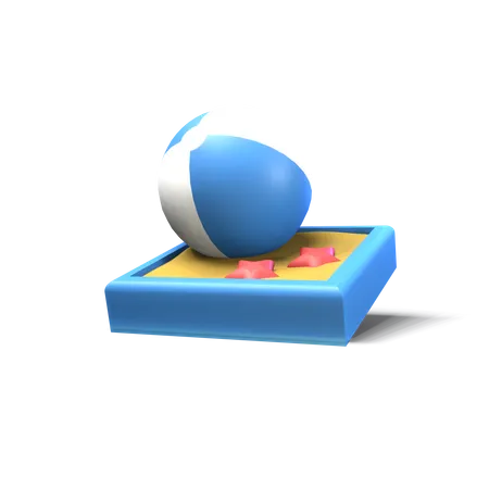 Beach Ball  3D Icon