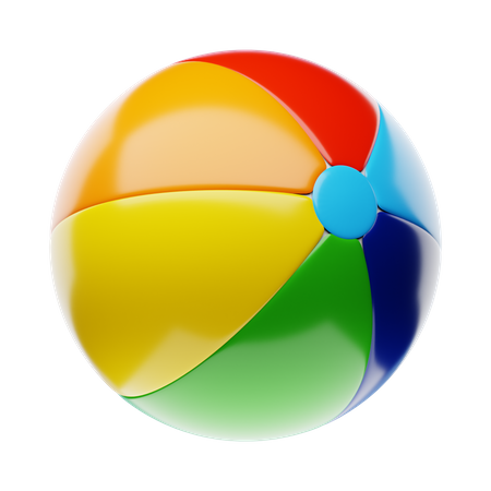 Beach Ball  3D Icon