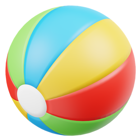 Beach Ball  3D Icon