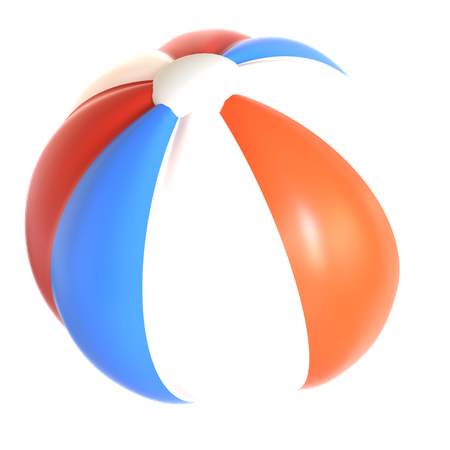 Beach Ball  3D Icon