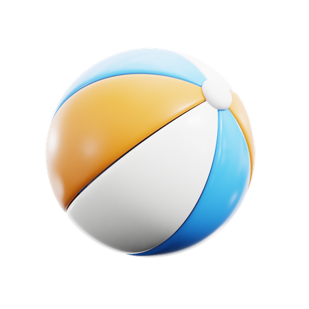 Beach Ball 3D Icon