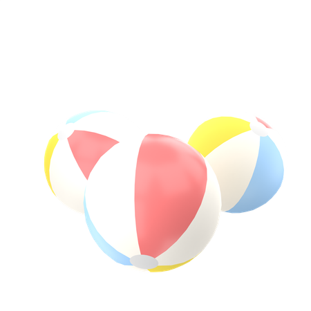 Beach Ball  3D Icon
