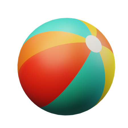 Beach Ball  3D Icon