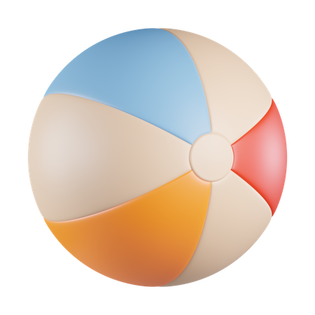 Beach Ball  3D Icon
