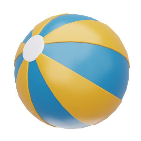 Beach Ball  3D Icon