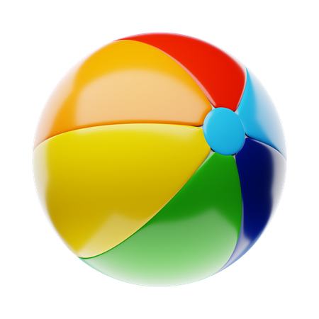 Beach Ball  3D Icon