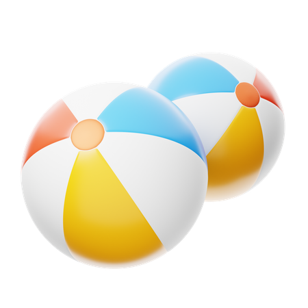 Beach ball  3D Icon