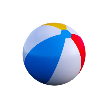 Beach Ball  3D Illustration