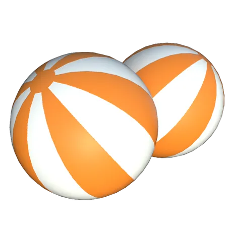 Beach Ball  3D Illustration