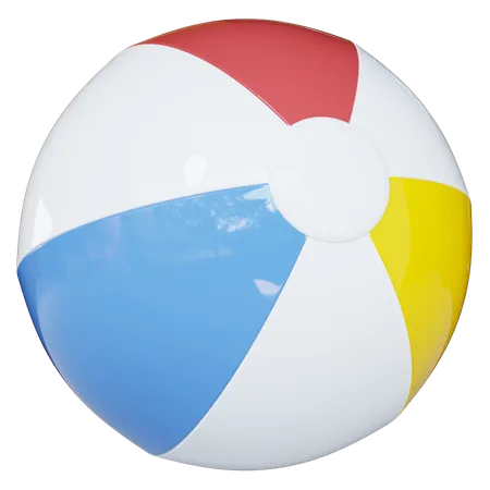 Beach Ball  3D Illustration