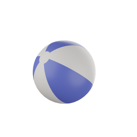 Beach Ball  3D Illustration