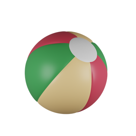 Beach Ball  3D Illustration