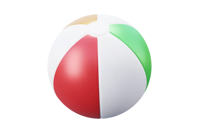Beach Ball 3D Icon