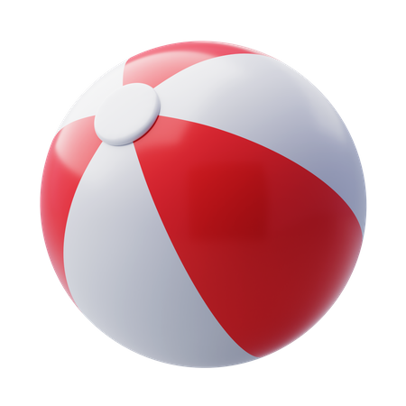 ビーチボール  3D Icon