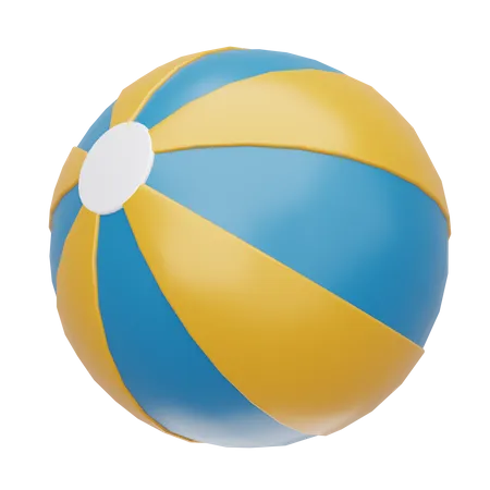 Beach Ball 3D Icon