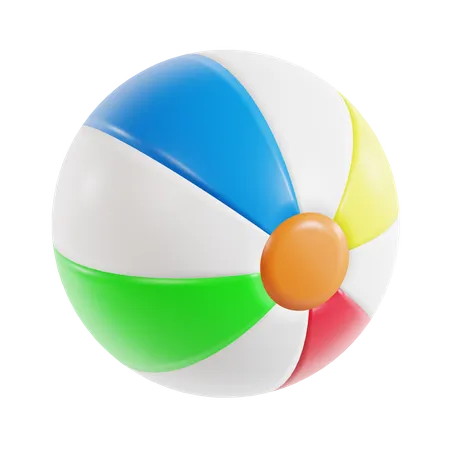 Beach Ball  3D Icon