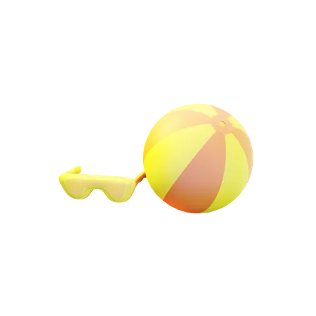 Beach Ball  3D Icon