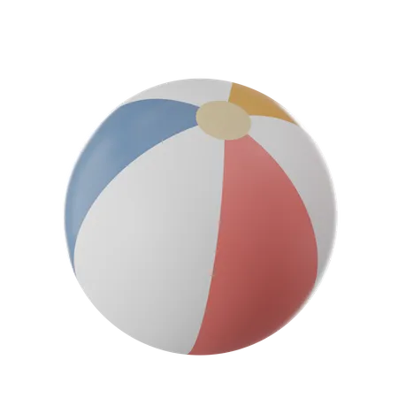 Colorful Sphere Play 3 D Rendering Of Joyful Balloon Games On Summer 3D Icon