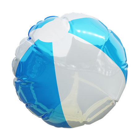 Beach Ball Balloon  3D Icon