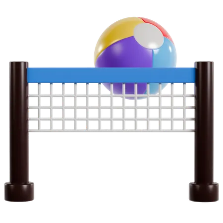 Beach Ball Fun Time  3D Icon