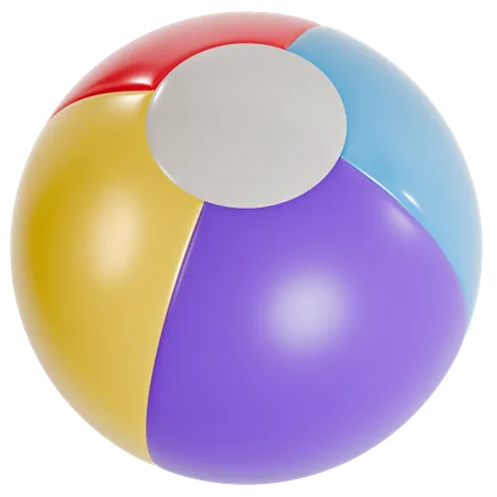 Beach Ball Fun Time  3D Icon