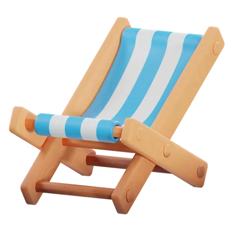 BEACH BENCH  3D Icon